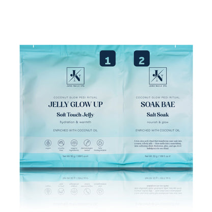 Coconut Glow - Jelly pedi ritual 2 x 50 g