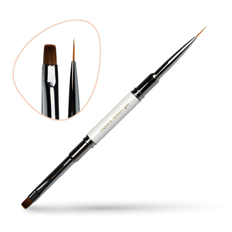 Double-Sided Brush Flat - White Edition