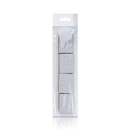 Mini Cuticle Sanding Pusher Sticker & Wooden Stick Set - 180 grit - 200 pcs