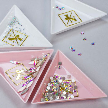 JN mini récipient triangle Blanc