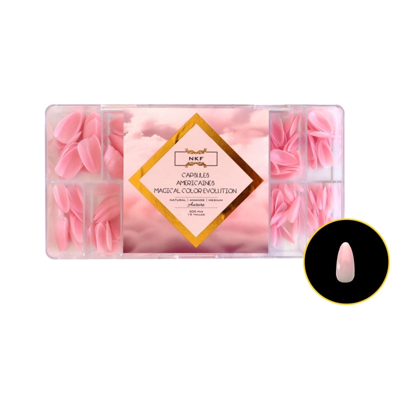 Magical Color Evolution Aurore Natural Almond Medium 300 pcs