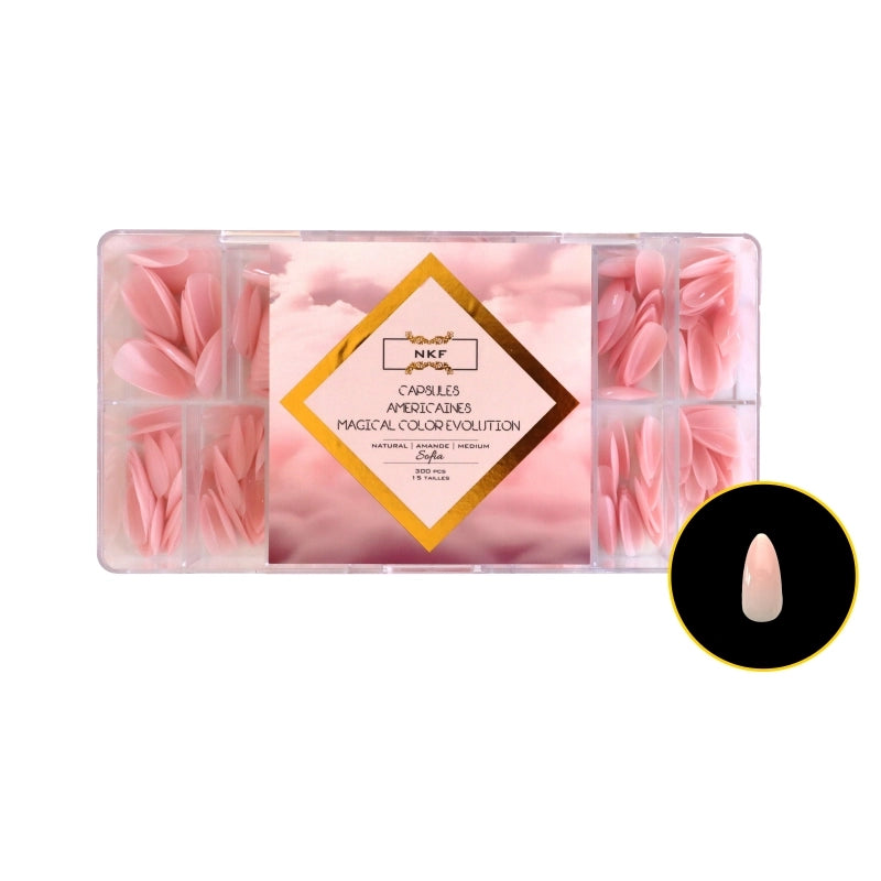 Magical Color Evolution Sofia Natural Almond Medium 300 pcs