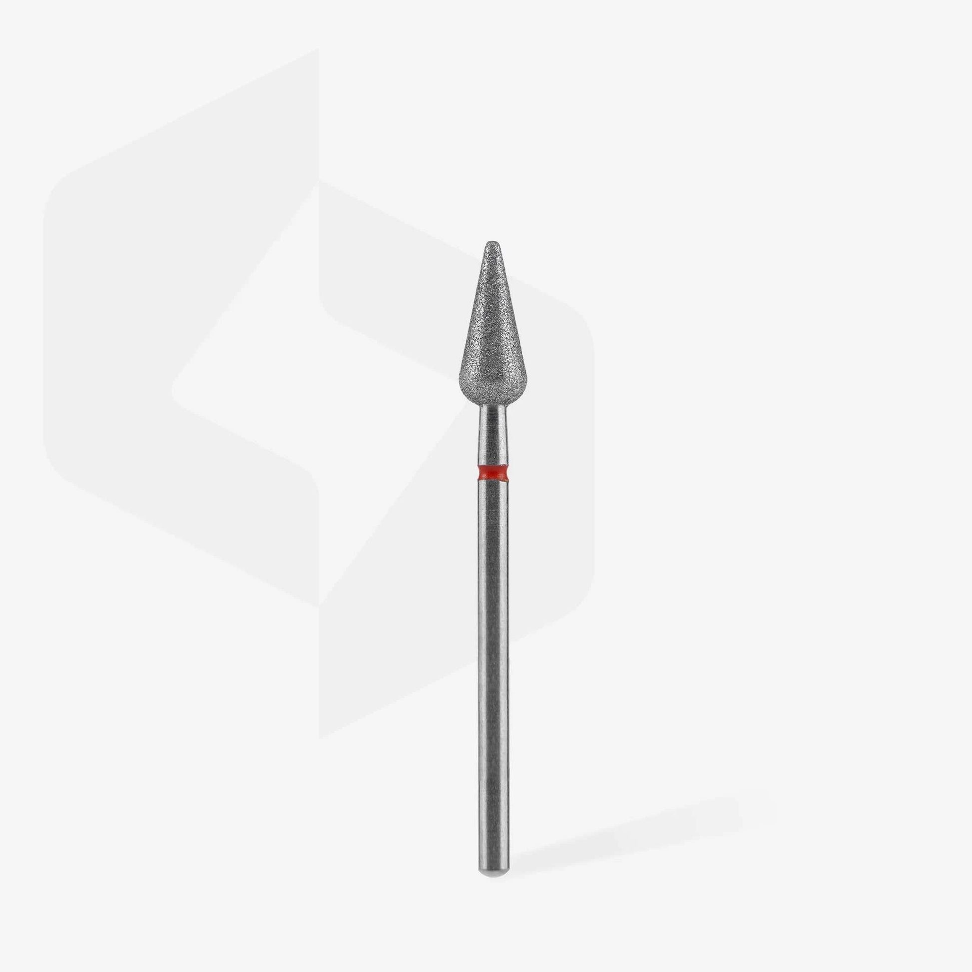 Staleks Diamond Pointed Peer Red 5 mm