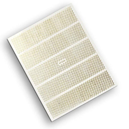 Flexi Stickers 6 sheet with flexible, easy-to-apply adhesive for nails, 10x8 cm.