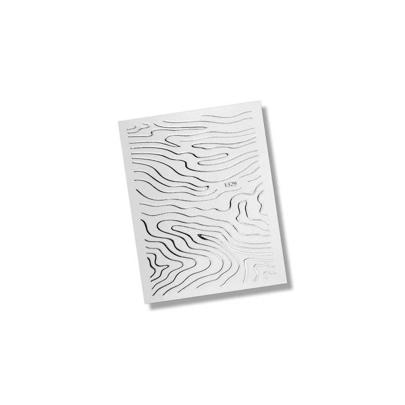 Flexi Stickers Silver Lines