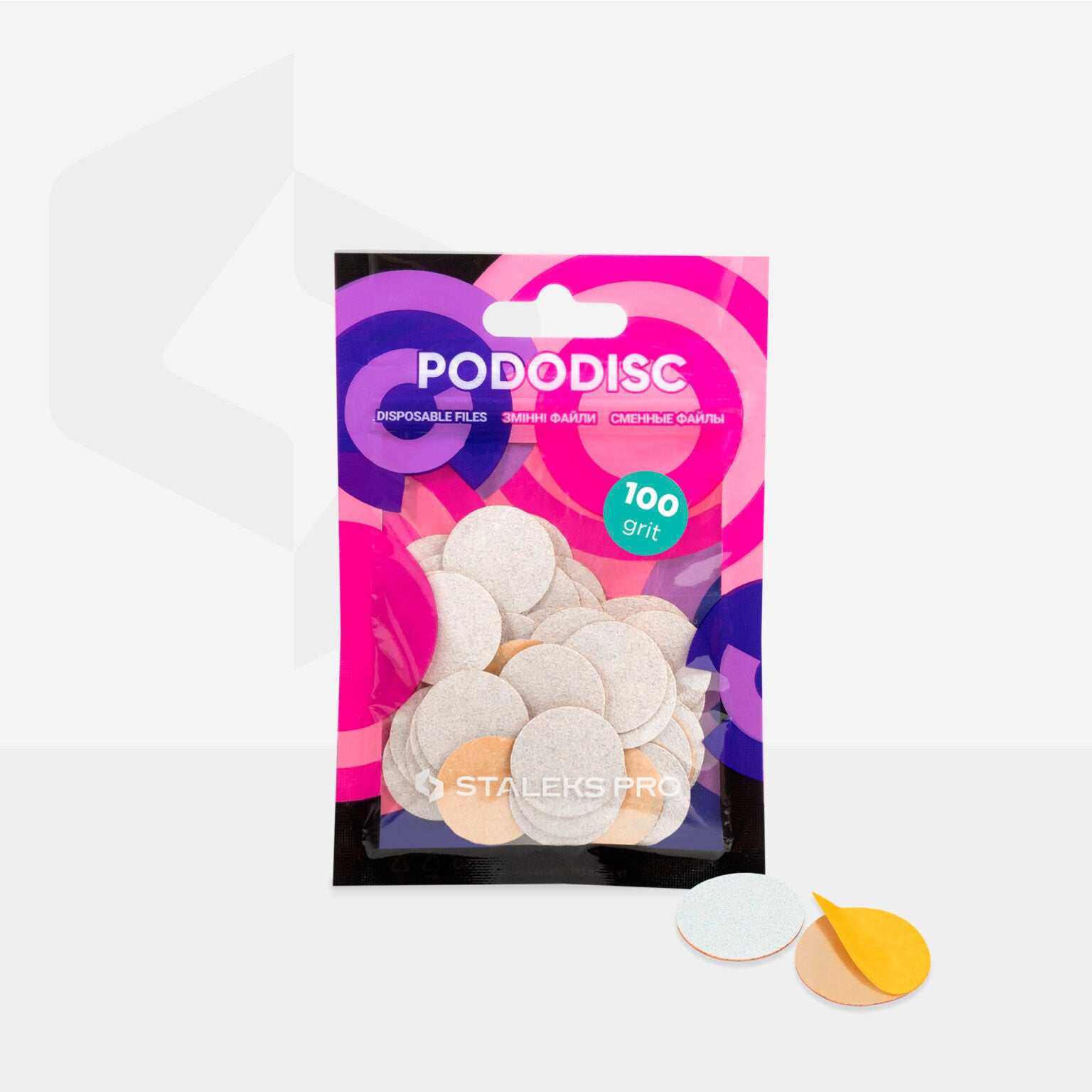 Staleks abrasifs Pododisc M - 100 grit