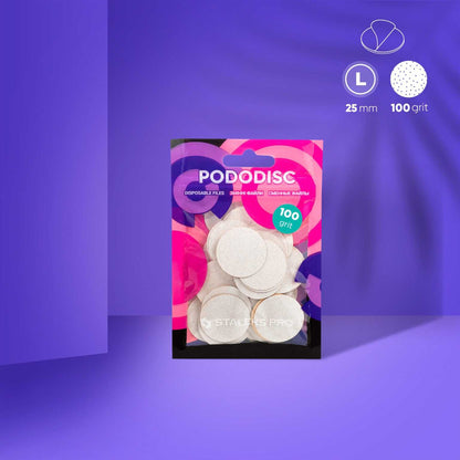Staleks abrasifs Pododisc L - 100 grit