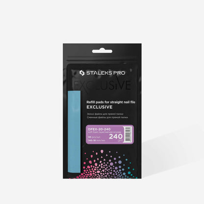 Staleks Abrasifs Soft 240 pour lime métal straight MBE-20